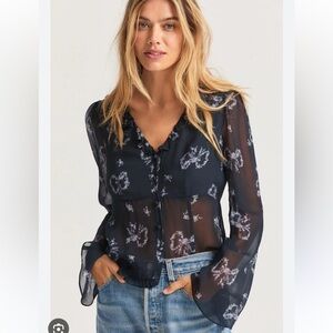 Loveshackfancy pixie blouse